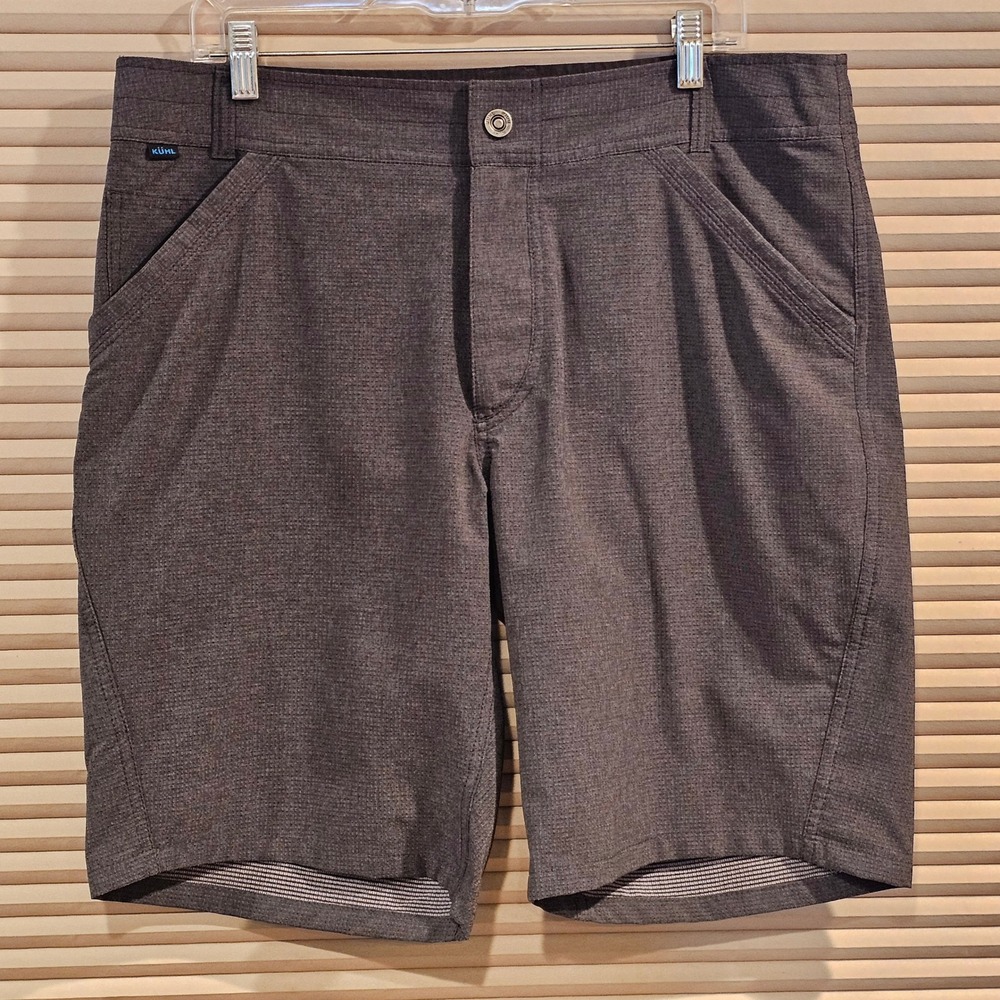 Kuhl Men's Charcoal Grey Polyester Hiking Outdoor Shorts Size 36 RN108846